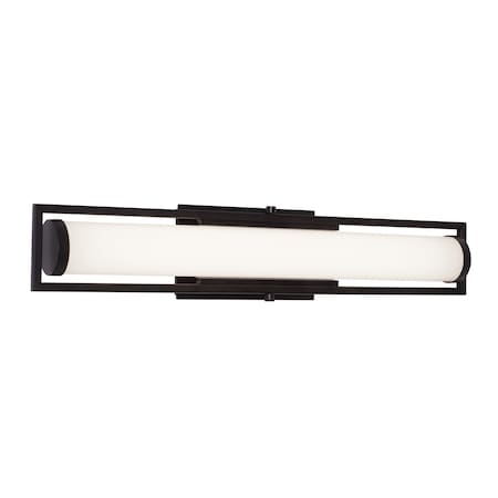 Afx Jordan LED Vanity, 24'', Black Finish, 5CCT, 120-277V JRDV2404LAJUDBK